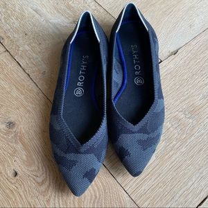 Rothy’s The Point camo flats - size 9.5